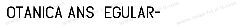 BotanicaSans Regular字体转换